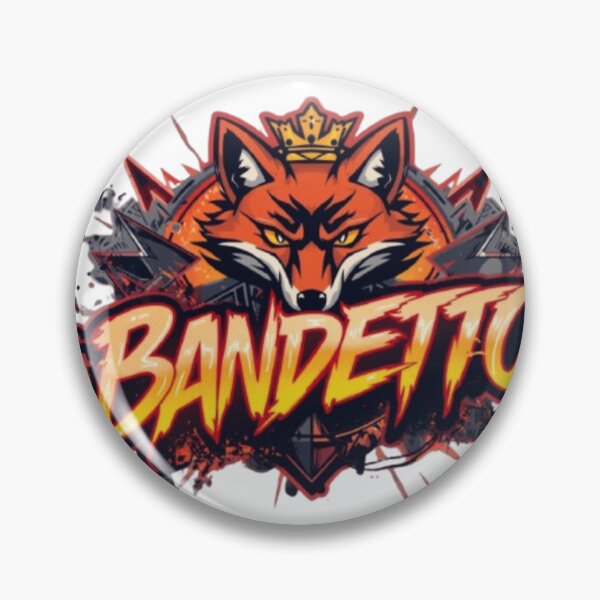 Item preview, BANDETTO Crowned Fox | Fierce Streetwear Furry Mascot Design designed and sold by Taha Art Designs.