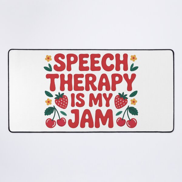 Item preview, Speech Therapy is My Jam SLP Speech Language Pathology designed and sold by BLZART.