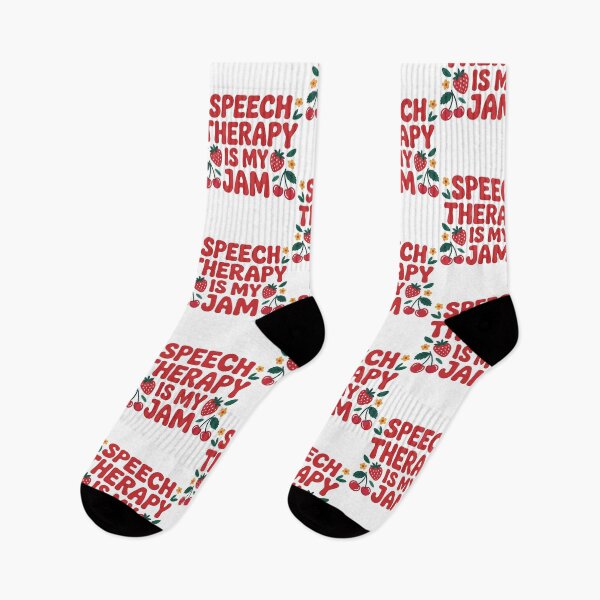 Item preview, Speech Therapy is My Jam SLP Speech Language Pathology designed and sold by BLZART.