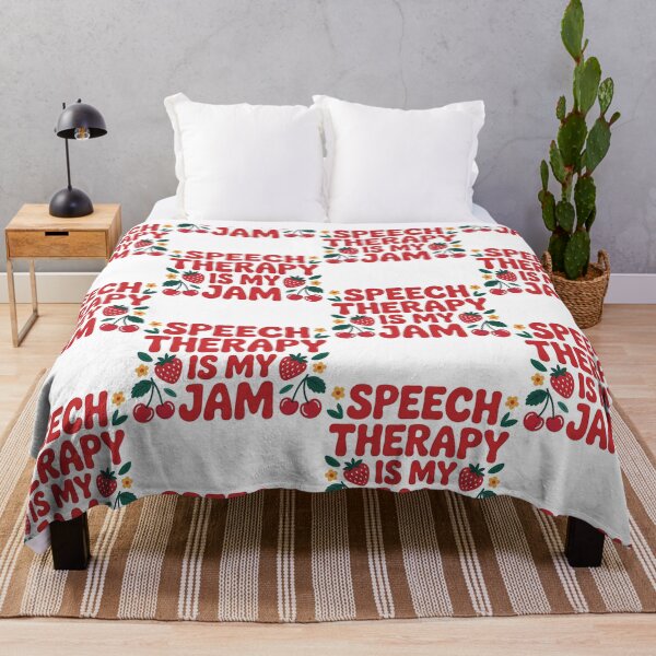 Item preview, Speech Therapy is My Jam SLP Speech Language Pathology designed and sold by BLZART.