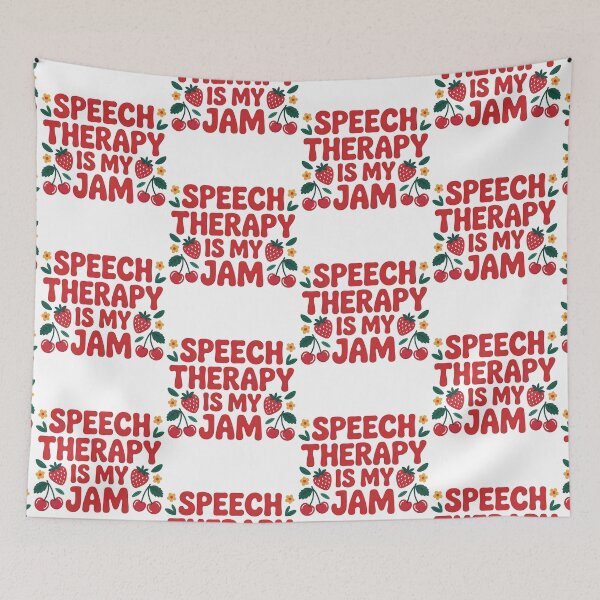 Item preview, Speech Therapy is My Jam SLP Speech Language Pathology designed and sold by BLZART.