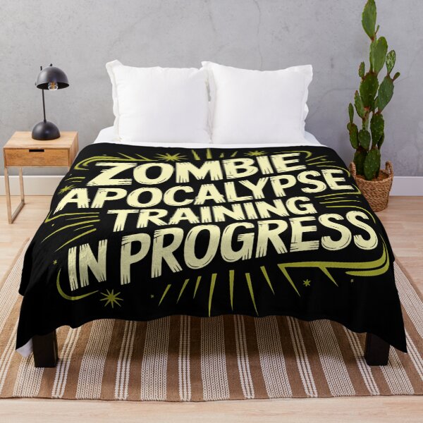 Item preview, Zombie Apocalypse Training | Funny Halloween Workout designed and sold by Haji  Kamora.