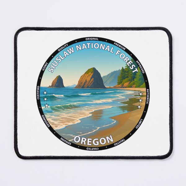 Item preview, Siuslaw National Forest Beach - Oregon Coast Nature Scene USA designed and sold by inkNext.