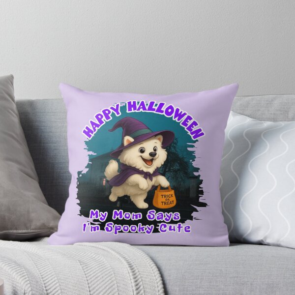 Item preview, Spooky Cute Kia – Halloween Dog Shirt designed and sold by ArtRoyal13.