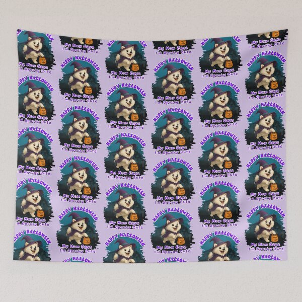 Item preview, Spooky Cute Kia – Halloween Dog Shirt designed and sold by ArtRoyal13.