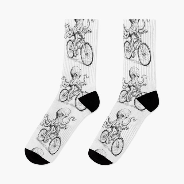 Item preview, Cycling Bicycle Octopus Squid Vintage Cyclist Funny Animal designed and sold by GrandeDuc.