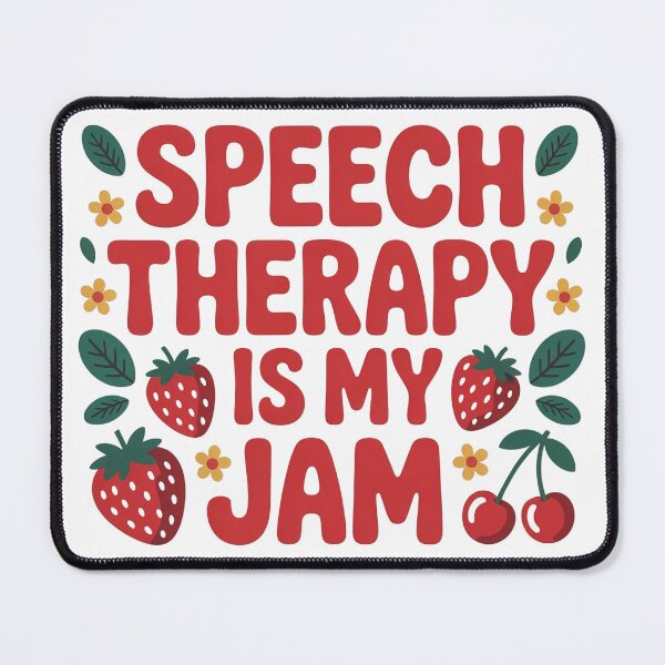 Item preview, Speech Therapy is My Jam SLP Speech Language Pathology designed and sold by BLZART.
