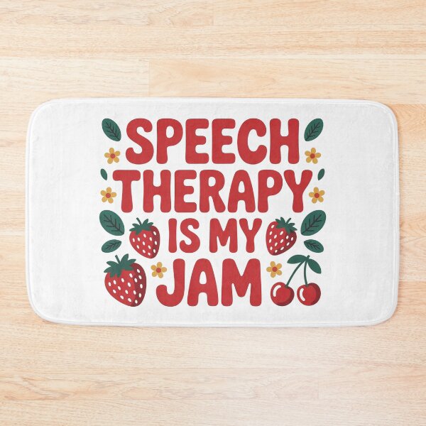 Item preview, Speech Therapy is My Jam SLP Speech Language Pathology designed and sold by BLZART.