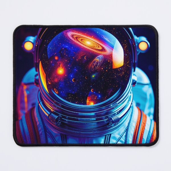 Item preview, Psychedelic Astronaut – Cosmic Galaxy Reflection designed and sold by OrbitTrend.