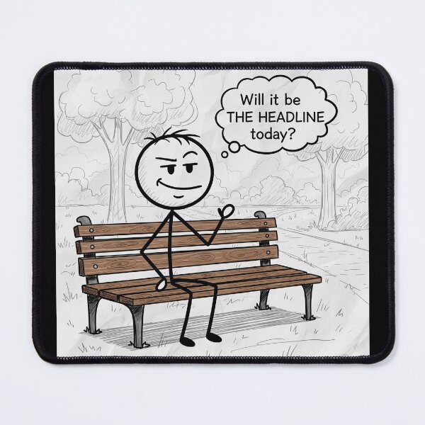 Item preview, Will it be THE HEADLINE today? designed and sold by AllureDesignsBH.