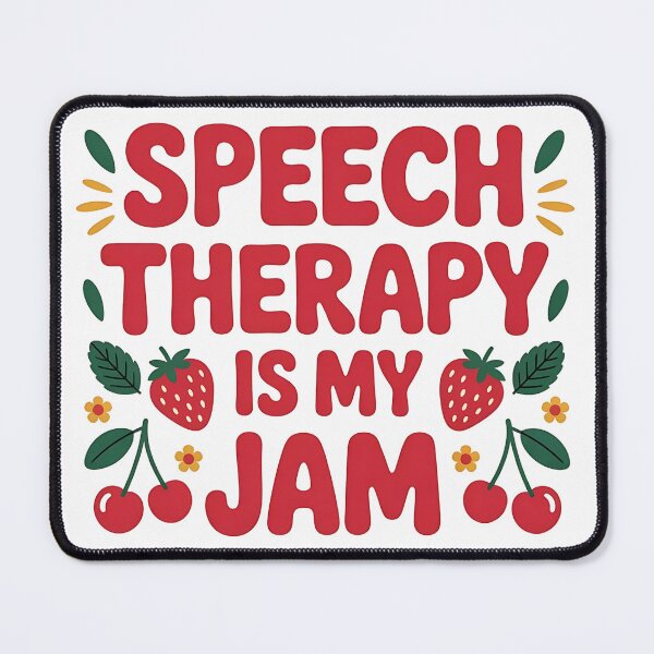 Item preview, Speech Therapy is My Jam SLP Speech Language Pathology designed and sold by BLZART.