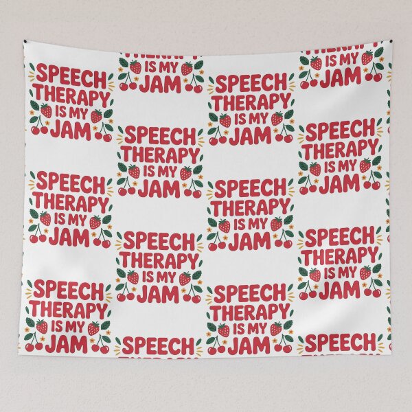 Item preview, Speech Therapy is My Jam SLP Speech Language Pathology designed and sold by BLZART.