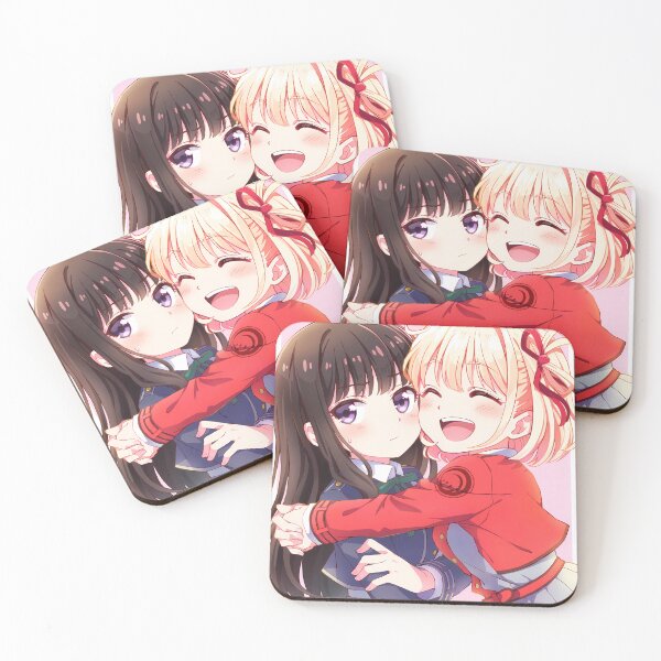 Item preview, Chisato Nishikigi Takina Inoue Lycoris Recoil Happy Hug Scene designed and sold by bystudiolereve.