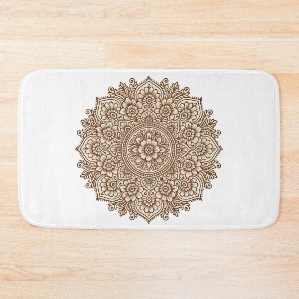 Item preview, Mehndi Mandala – Intricate Henna Floral Ornament Design designed and sold by KawaiiOrbit.