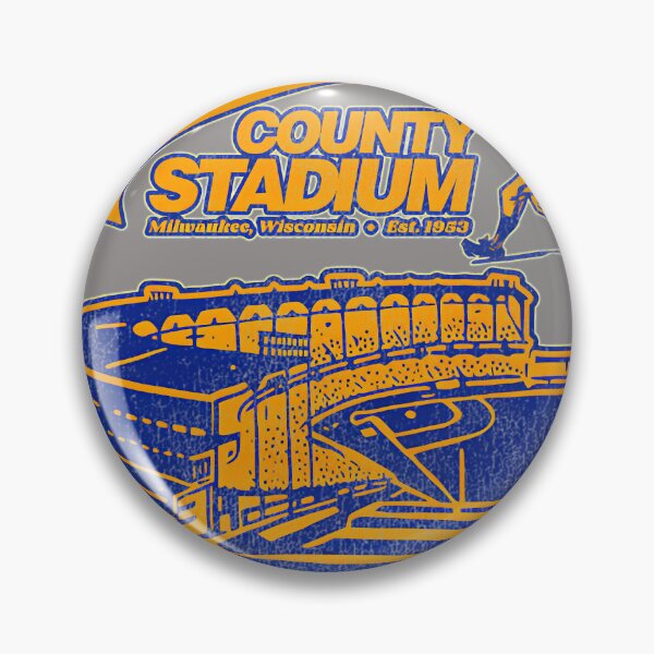 Item preview, DEFUNCT-BASEBALL-MILWAUKEE-COUNTY-STADIUM-T-SHIRT designed and sold by steinkampson.