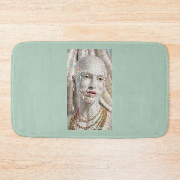 Item preview, Cyberpunk Face with Neon Glow designed and sold by Yesenia Fuller.