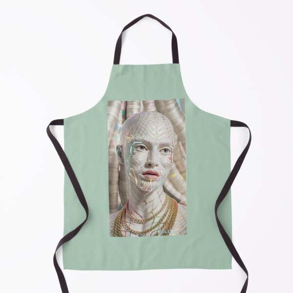 Item preview, Cyberpunk Face with Neon Glow designed and sold by Yesenia Fuller.