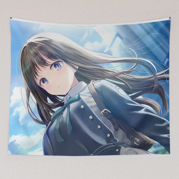Item preview, Takina Inoue Lycoris Recoil Urban Street View designed and sold by bystudiolereve.