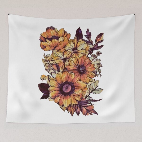 Item preview, Warm Floral Symphony designed and sold by Anas Arts.