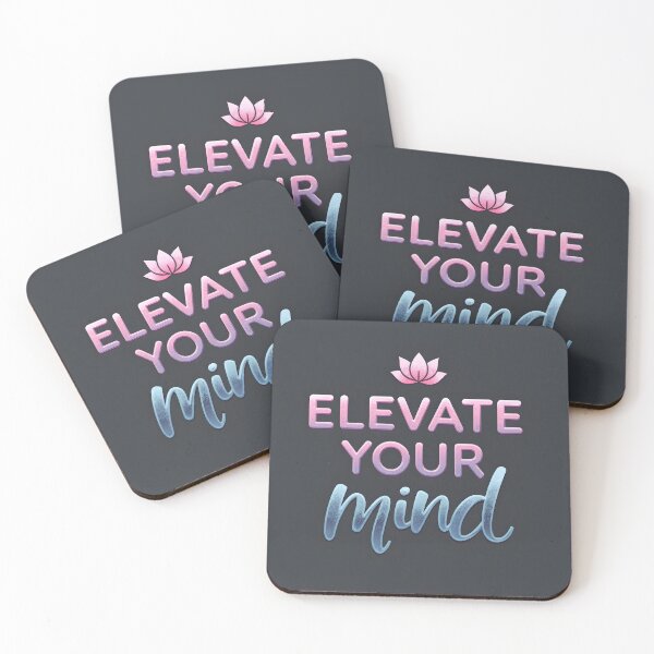 Item preview, Inspirational Typography Artwork "Elevate Your Mind" designed and sold by Teeshirtstoday.com.