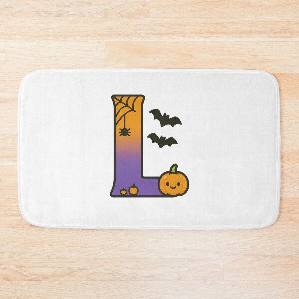 Item preview, Halloween Letter L – Cute Kawaii Cartoon with Spooky Details designed and sold by PrintCreations9.