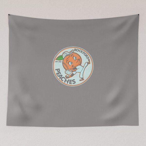 Item preview, DEFUNCT-ROCKFORD-PEACHES-BASEBALL-TEAM-T-SHIRT designed and sold by steinkampson.