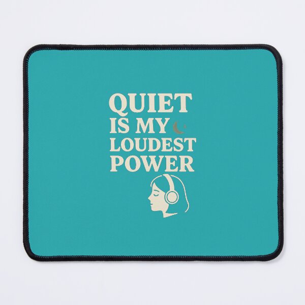 Item preview, Quiet Is My Loudest Power – Minimalist Glow Design designed and sold by shangovenezuela.