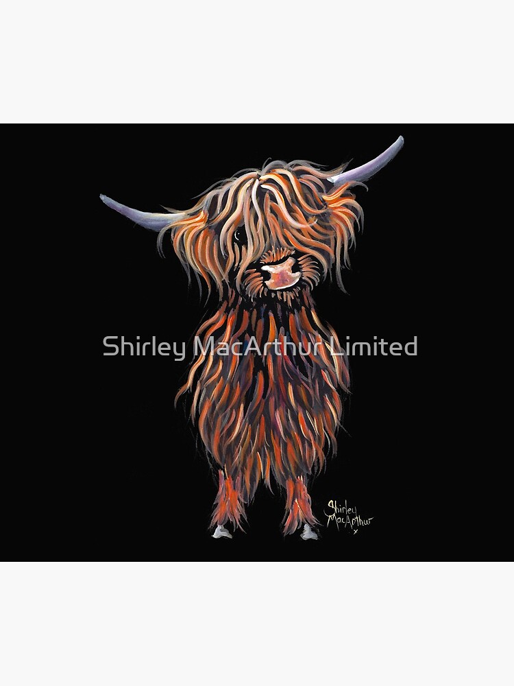 Scottish Hairy Highland Cow ' WEE MAC ' by Shirley Macarthur by ShirleyMacA