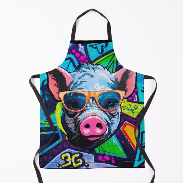 Item preview, Pig Graffiti Street Art designed and sold by HDWStore.