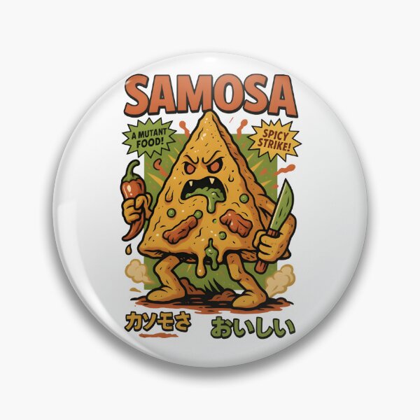 Item preview, Samosa Monster – Spicy Mutant Food Comic Design designed and sold by Snackwear Apparel.