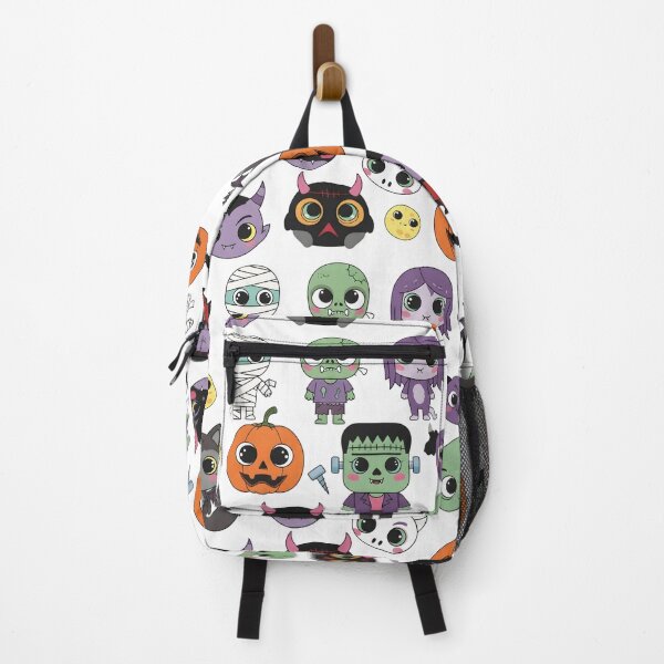 Item preview, Cute Halloween Monster Faces Pattern designed and sold by The Classics Freak.