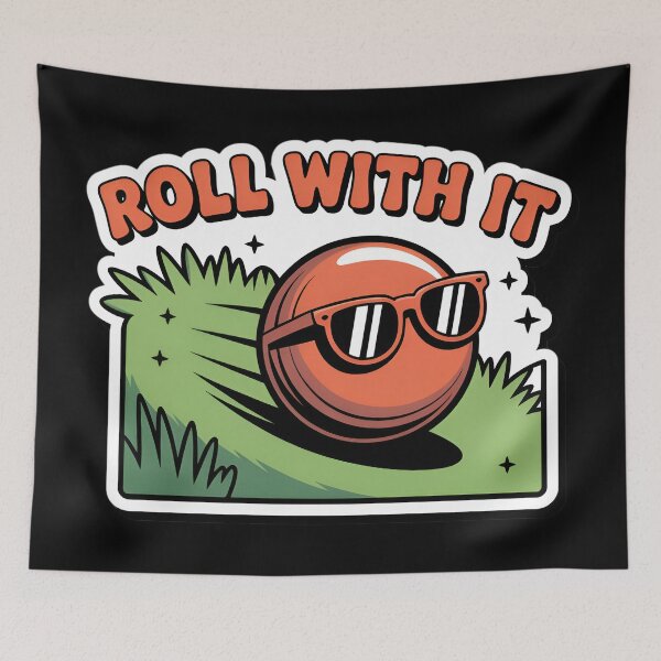 Item preview, Bocce Ball Roll With It designed and sold by Blok45.