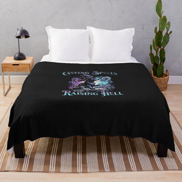 Item preview, Casting-Spells-And-Raising-Hell-Black-Cat-Witch-Halloween designed and sold by houfwopa.