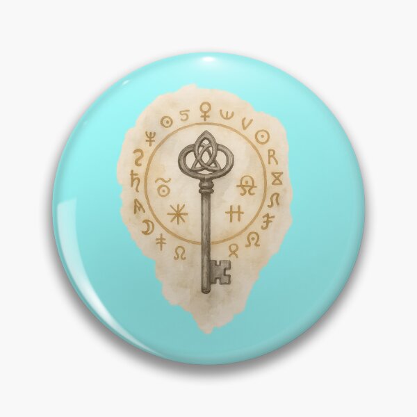Item preview, Vatican Secret Key – Mystical Watercolor Illustration designed and sold by AMAOZ.
