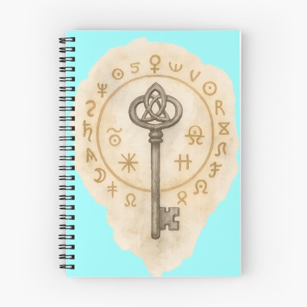 Item preview, Vatican Secret Key – Mystical Watercolor Illustration designed and sold by AMAOZ.
