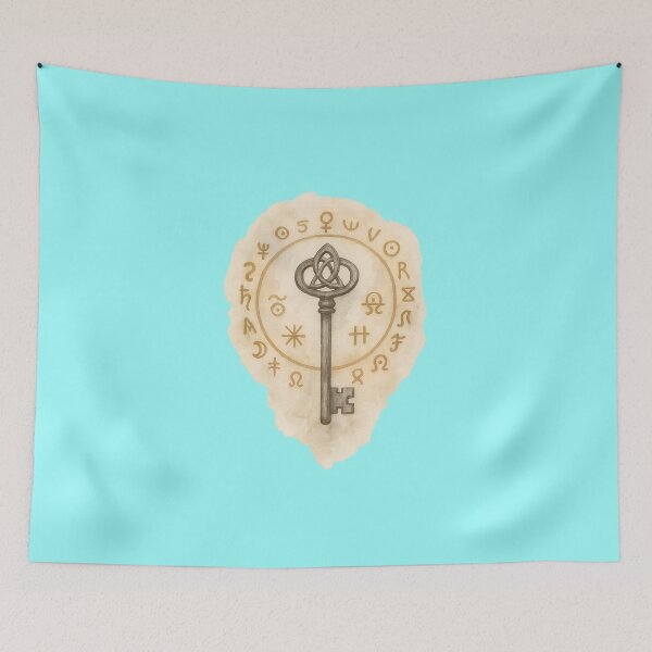 Item preview, Vatican Secret Key – Mystical Watercolor Illustration designed and sold by AMAOZ.
