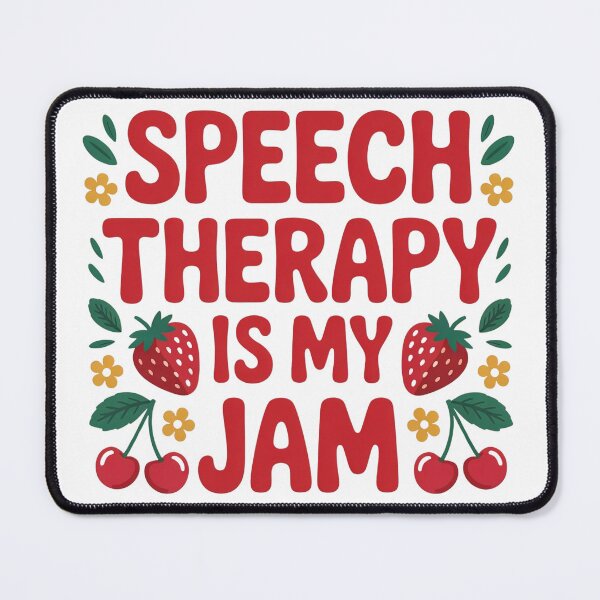 Item preview, Speech Therapy is My Jam SLP Speech Language Pathology designed and sold by BLZART.
