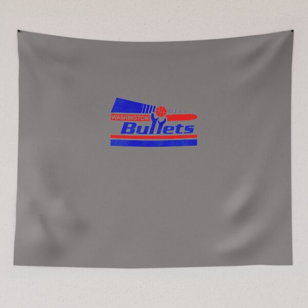 Item preview, DEFUNCT-WASHINGTON-BULLETS-PENNANT-80S-PENNANT-T-SHIRT designed and sold by adriennebas.