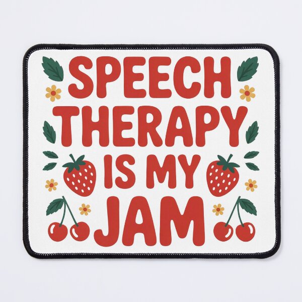 Item preview, Speech Therapy is My Jam SLP Speech Language Pathology designed and sold by BLZART.