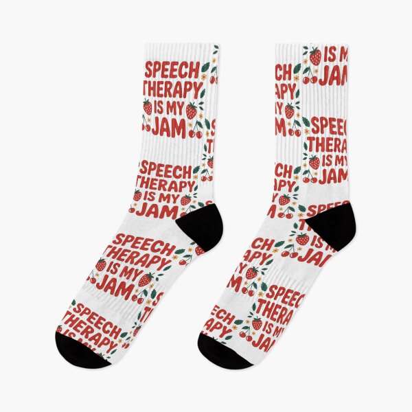 Item preview, Speech Therapy is My Jam SLP Speech Language Pathology designed and sold by BLZART.