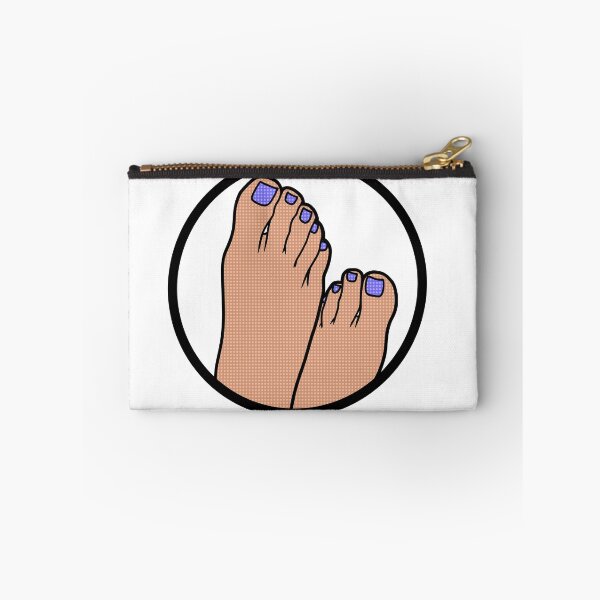 Item preview, Purple Toes Badge designed and sold by SolefulStickers.