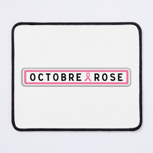 Item preview, Pink October Sign – Breast Cancer Awareness Signage designed and sold by Panneaux et signalisations - NPOITEVIN.