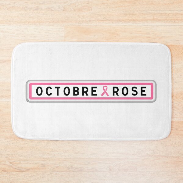 Item preview, Pink October Sign – Breast Cancer Awareness Signage designed and sold by Panneaux et signalisations - NPOITEVIN.