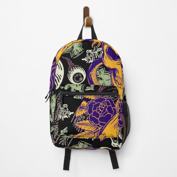 Item preview, Gothic Skull with Snake & Roses designed and sold by E20STUDIO.