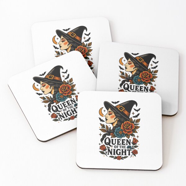 Item preview, Witch Queen of the Night – Neo Traditional Tattoo Style designed and sold by ALITOPRINCE.