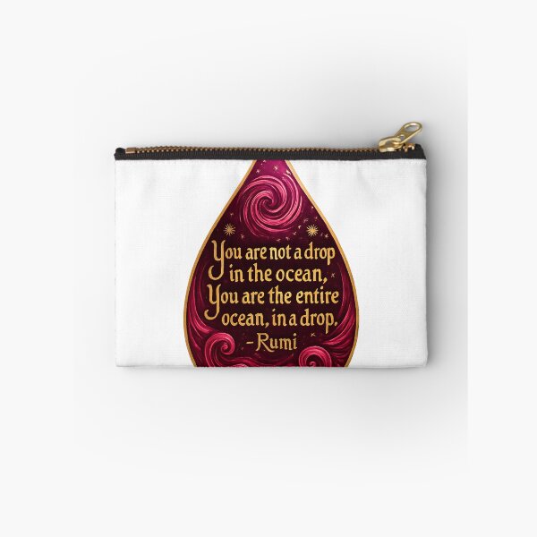 Item preview, Rumi Sticker "You are not a drop in the ocean. You are the entire ocean, in a drop" designed and sold by HusnMir.