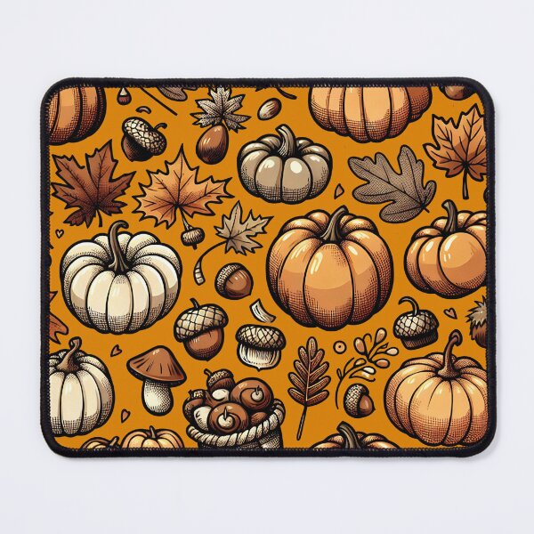 Item preview, Autumn Pumpkin Leaf Pattern designed and sold by Belarte.shop.