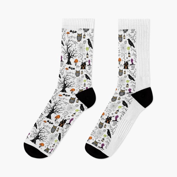 Item preview, Haunted Forest Owl Halloween Pattern designed and sold by The Classics Freak.