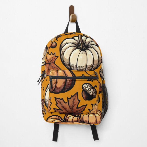 Item preview, Autumn Pumpkin Leaf Pattern designed and sold by Belarte.shop.