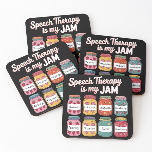 Item preview, Speech Therapy is My Jam SLP Speech Language Pathology designed and sold by BLZART.